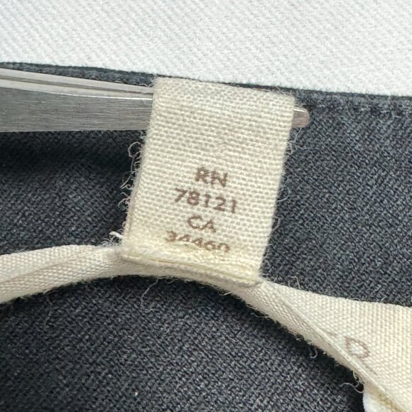 Eileen Fisher Black Cropped Straight Leg Pants Cuffed Women’s L - Picture 16 of 16